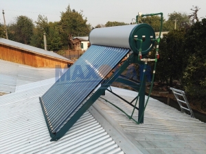 Instalación equipo presurizado con serpentín  de 200 litros en casa particular  Pinto